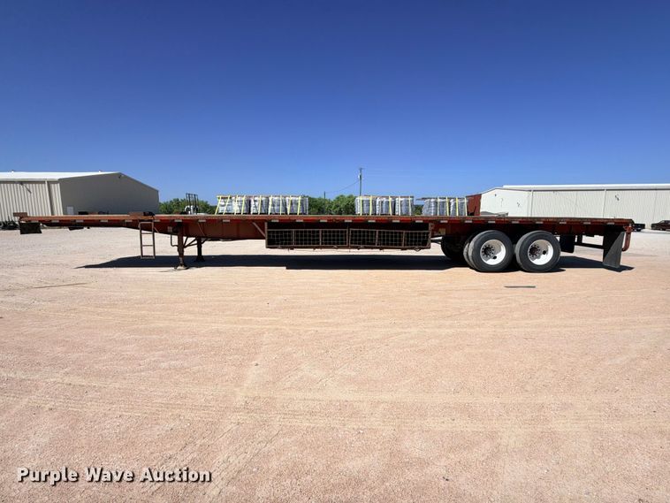image for item ED5398 1998 Lufkin RM-ST flatbed trailer