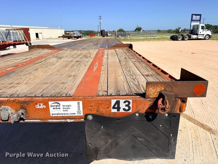 image for item ED5398 1998 Lufkin RM-ST flatbed trailer