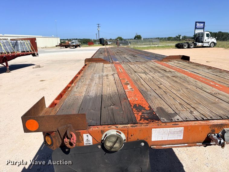 image for item ED5398 1998 Lufkin RM-ST flatbed trailer