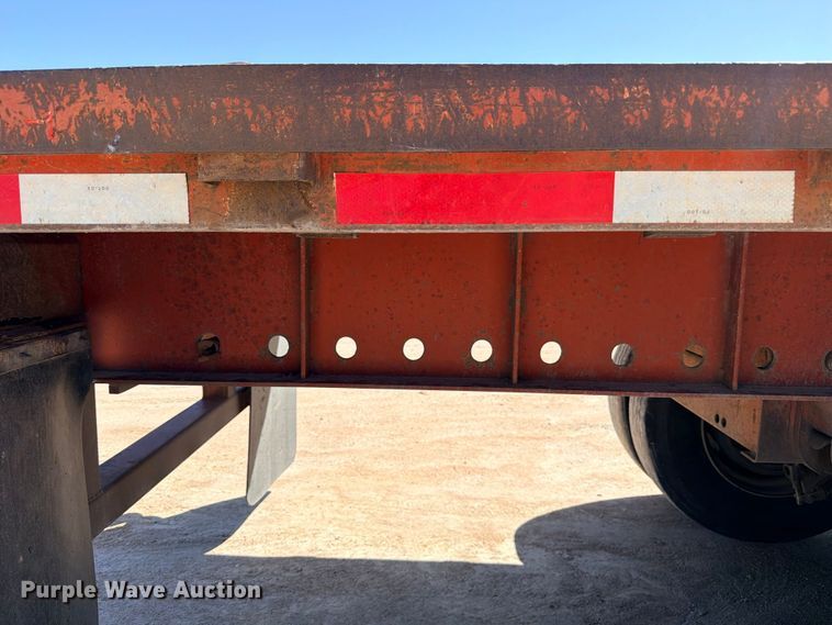 image for item ED5398 1998 Lufkin RM-ST flatbed trailer