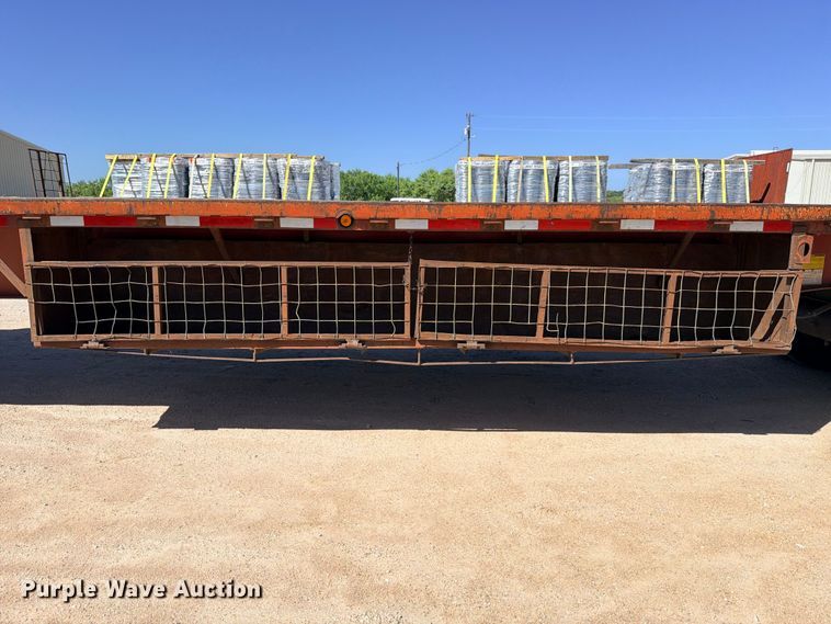 image for item ED5398 1998 Lufkin RM-ST flatbed trailer