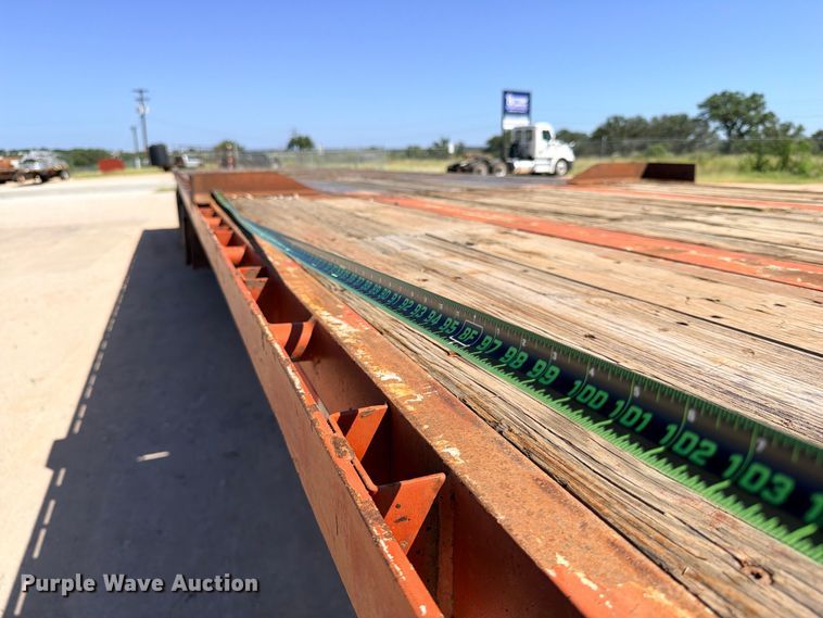 image for item ED5398 1998 Lufkin RM-ST flatbed trailer