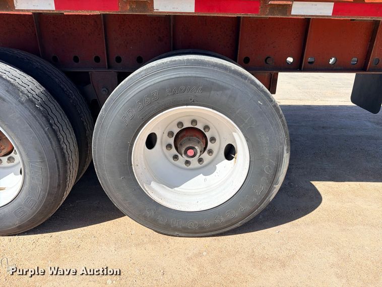 image for item ED5398 1998 Lufkin RM-ST flatbed trailer