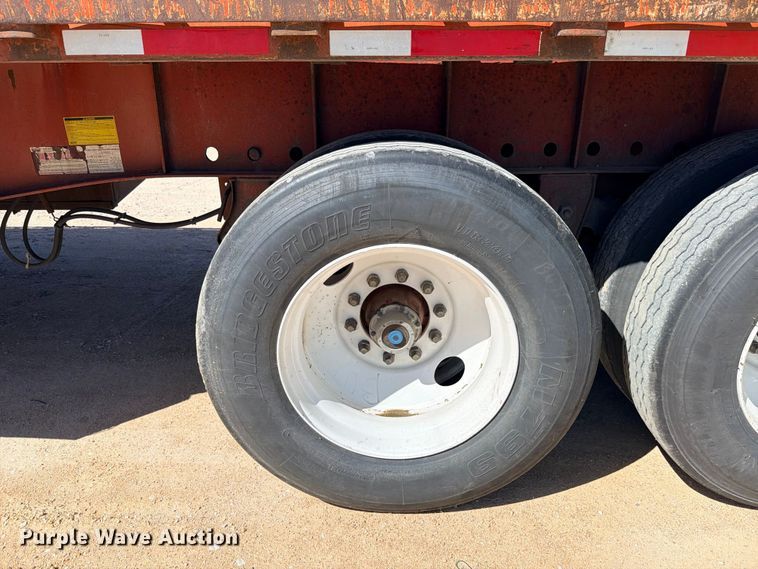 image for item ED5398 1998 Lufkin RM-ST flatbed trailer