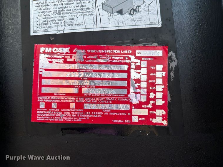 image for item EG9272 2014 Maxey Trailers equipment trailer