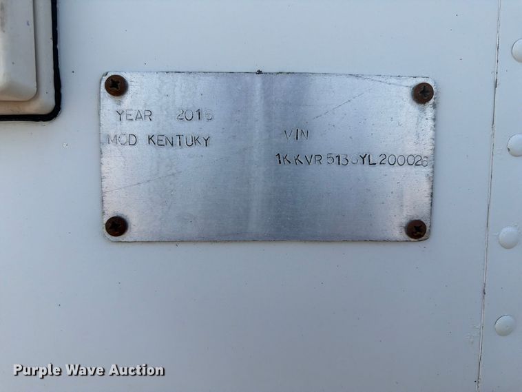 image for item EG9323 2000 Kentucky drop frame dry van trailer