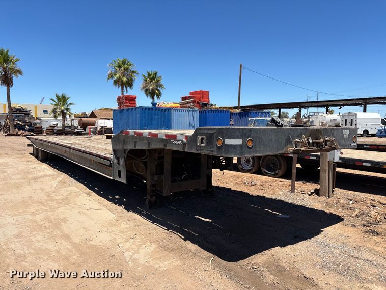 image for item EL2493 2009 Landoll Corporation Tran45 drop tilt deck equipment trailer