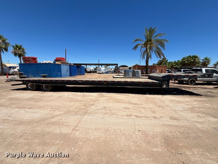 image for item EL2493 2009 Landoll Corporation Tran45 drop tilt deck equipment trailer
