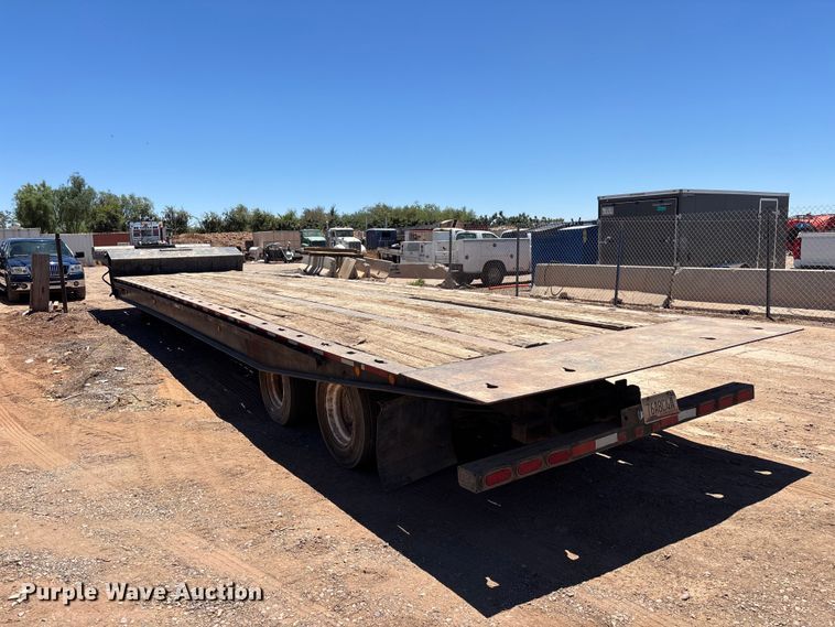 image for item EL2493 2009 Landoll Corporation Tran45 drop tilt deck equipment trailer