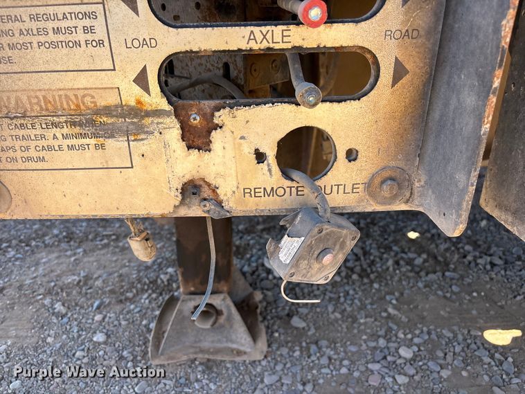 image for item EL2493 2009 Landoll Corporation Tran45 drop tilt deck equipment trailer