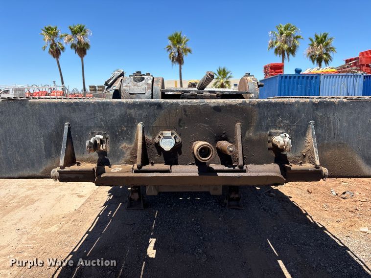 image for item EL2493 2009 Landoll Corporation Tran45 drop tilt deck equipment trailer
