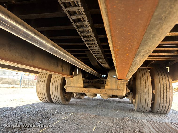 image for item EL2493 2009 Landoll Corporation Tran45 drop tilt deck equipment trailer