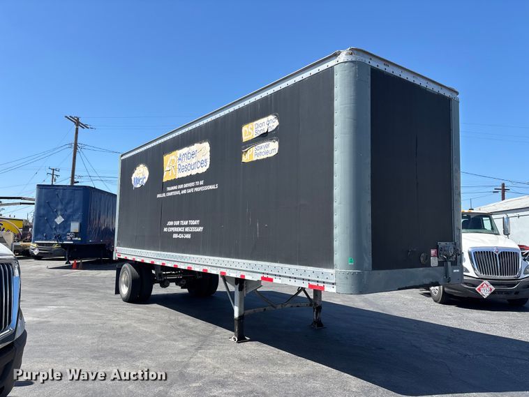 image for item EL2509 1995 Hyundai Translead HDM28WH-5050 dry van trailer