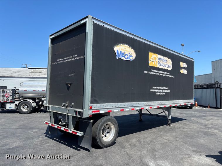 image for item EL2509 1995 Hyundai Translead HDM28WH-5050 dry van trailer