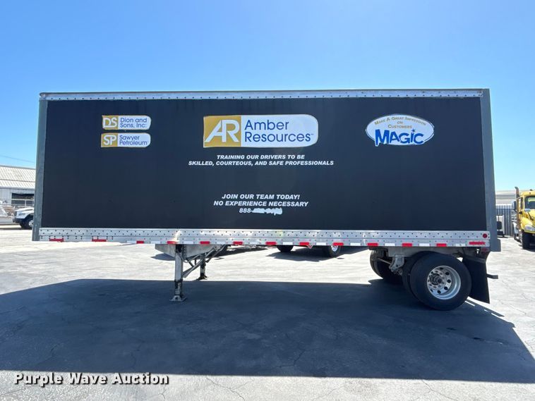 image for item EL2509 1995 Hyundai Translead HDM28WH-5050 dry van trailer