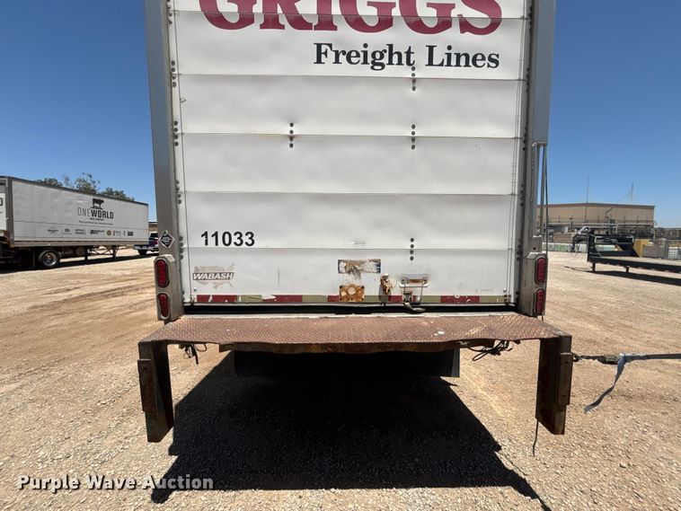 image for item EL2517 2004 Wabash refrigerated van trailer
