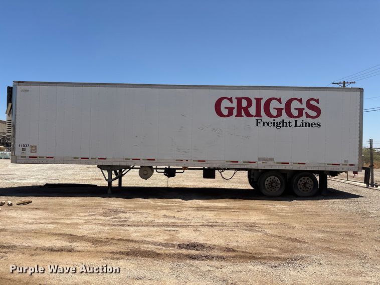 image for item EL2517 2004 Wabash refrigerated van trailer
