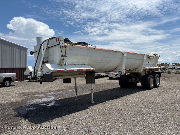 2005 Ranco Anvil end dump trailer