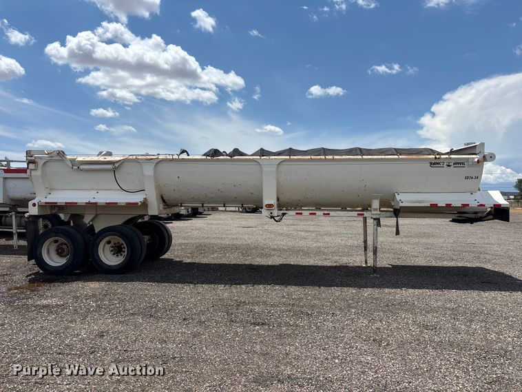 image for item EL2539 2005 Ranco Anvil end dump trailer
