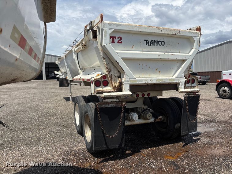 image for item EL2539 2005 Ranco Anvil end dump trailer