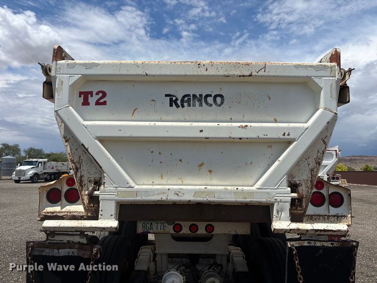 image for item EL2539 2005 Ranco Anvil end dump trailer