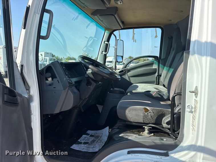 image for item ET0333 2014 Isuzu NPR roll-off container truck