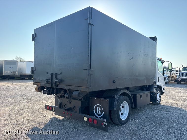 image for item ET0334 2016 Isuzu NPR roll-off container truck