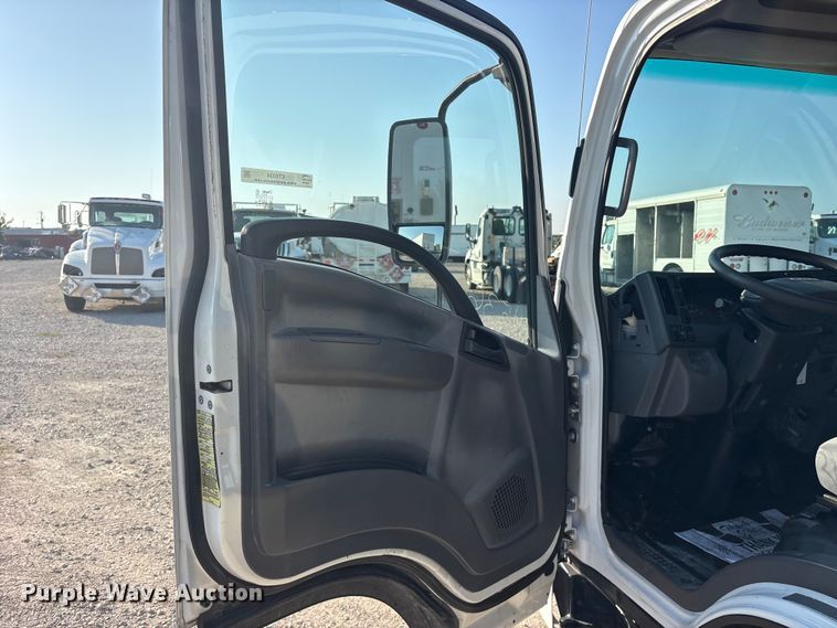 image for item ET0334 2016 Isuzu NPR roll-off container truck