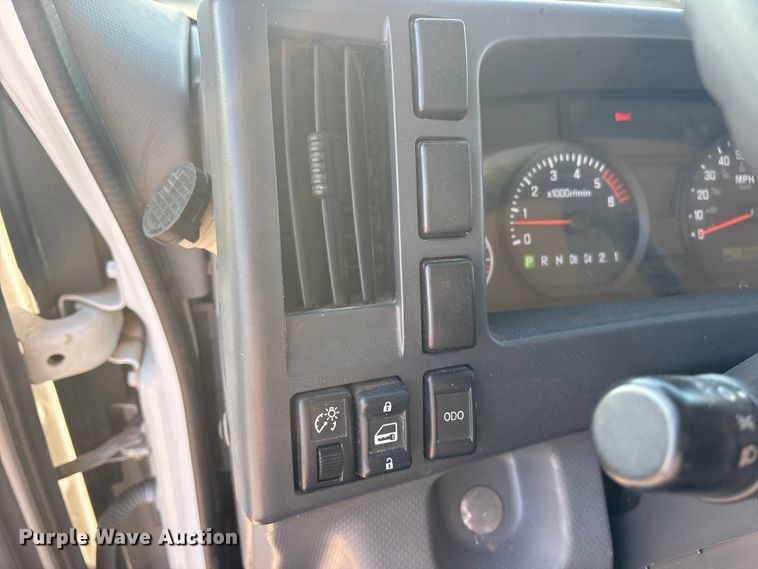 image for item ET0334 2016 Isuzu NPR roll-off container truck