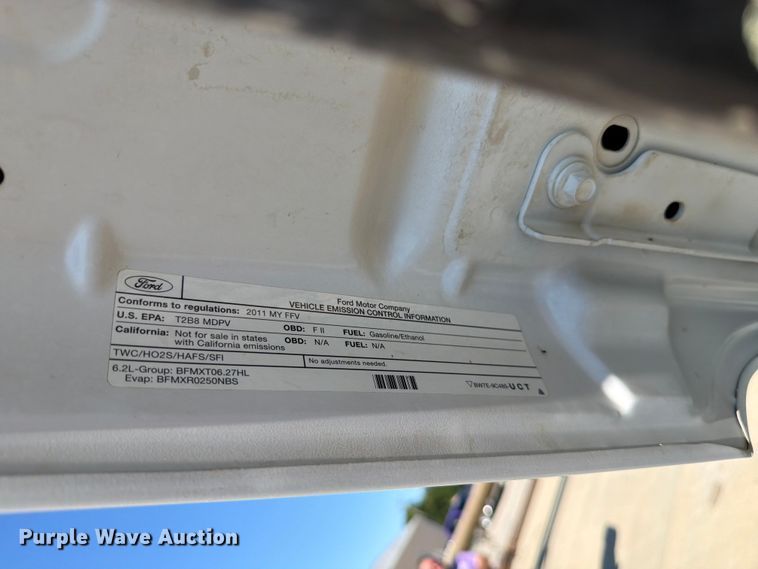 image for item EX4587 2011 Ford F250 Super Duty pickup truck