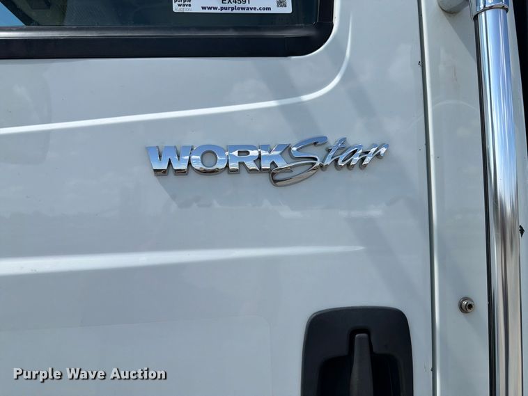 image for item EX4591 2012 International WorkStar 7300 flatbed truck