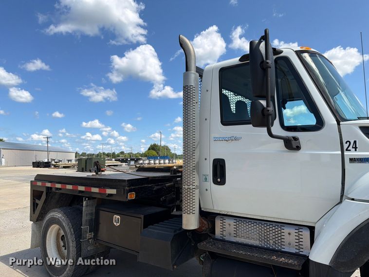image for item EX4591 2012 International WorkStar 7300 flatbed truck