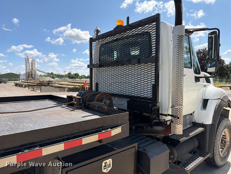 image for item EX4591 2012 International WorkStar 7300 flatbed truck