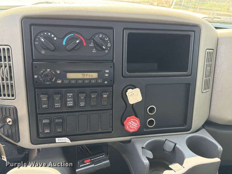 image for item EX4591 2012 International WorkStar 7300 flatbed truck