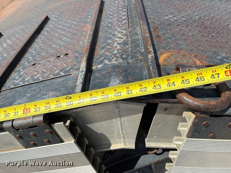 image for item FC1896 2008 Palomino Muvall double drop deck equipment trailer