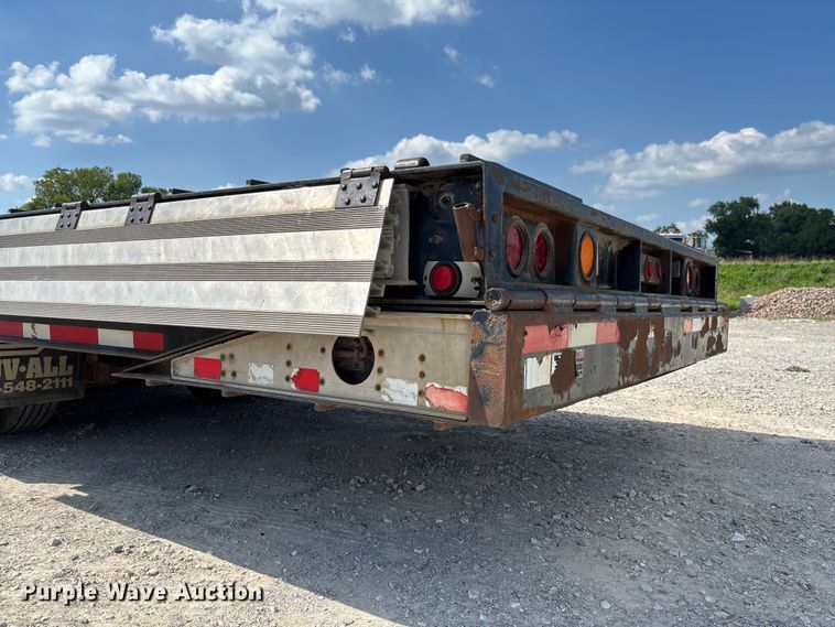 image for item FC1896 2008 Palomino Muvall double drop deck equipment trailer