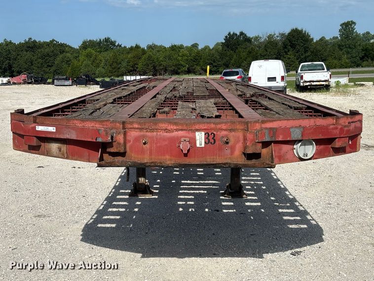 image for item FC1930 1968 John Evans HI43 flatbed trailer