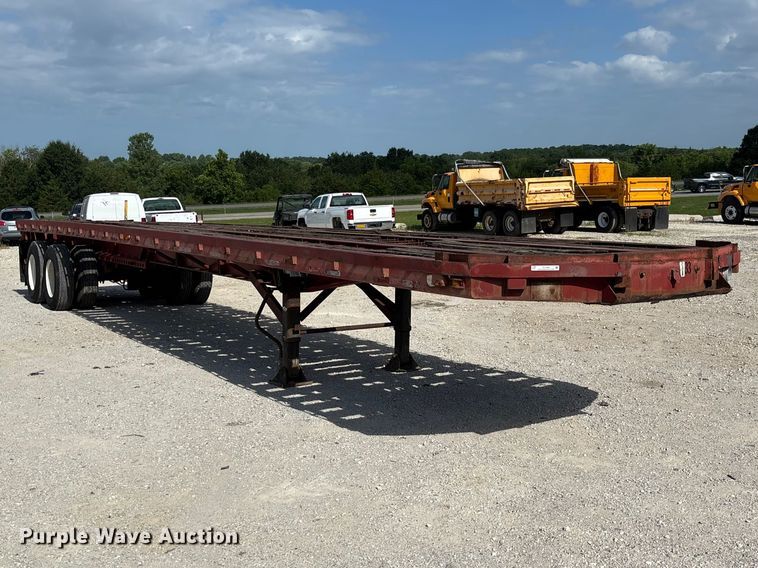image for item FC1930 1968 John Evans HI43 flatbed trailer