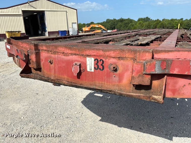 image for item FC1930 1968 John Evans HI43 flatbed trailer
