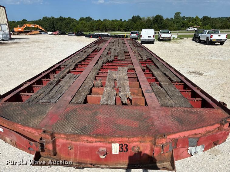 image for item FC1930 1968 John Evans HI43 flatbed trailer