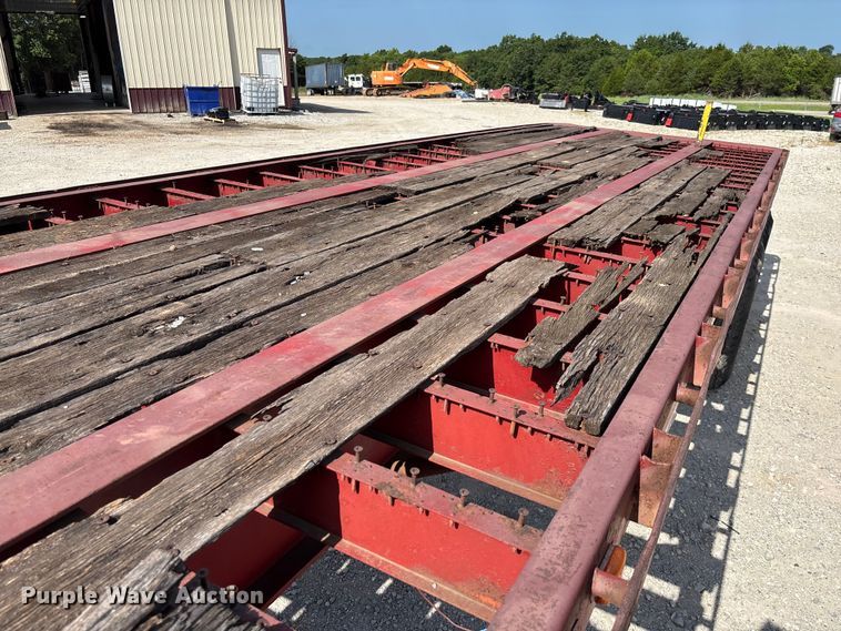 image for item FC1930 1968 John Evans HI43 flatbed trailer