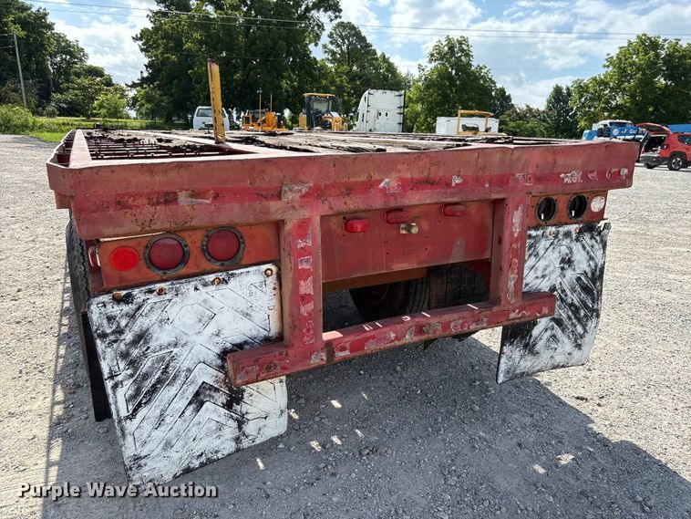 image for item FC1930 1968 John Evans HI43 flatbed trailer