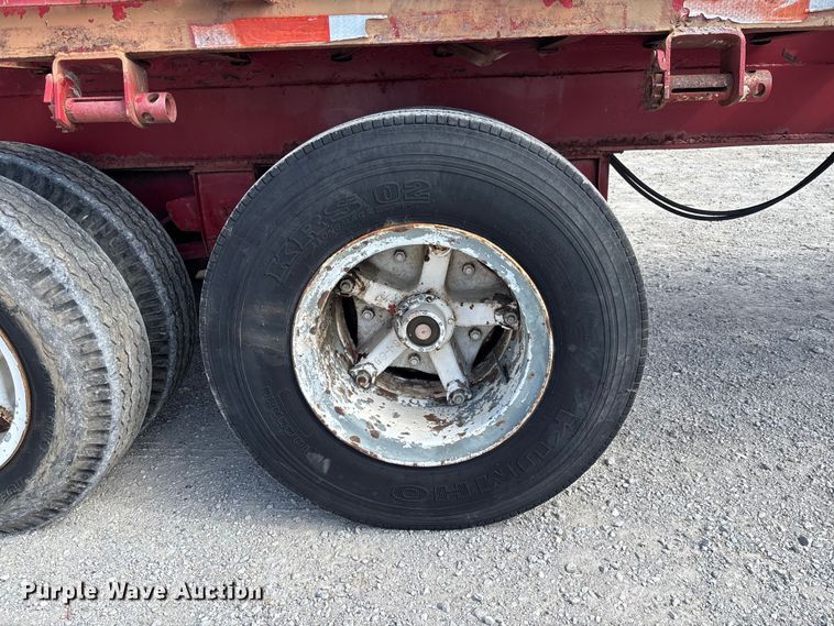 image for item FC1931 1974 Trailmobile flatbed trailer