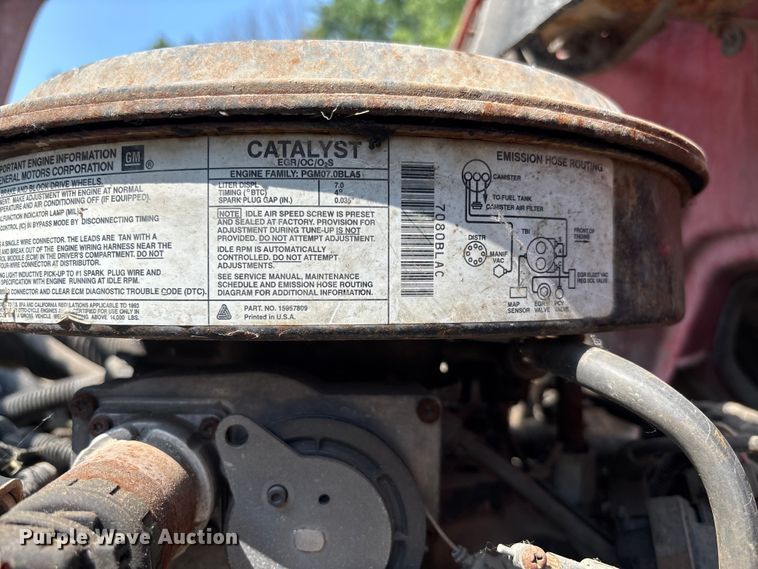 image for item FC1967 1993 Chevrolet C7 Kodiak fuel truck