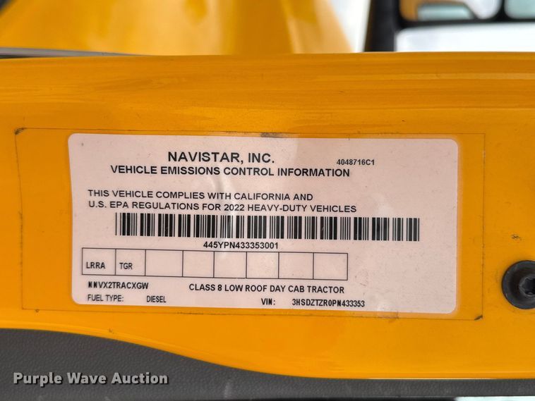 image for item FC4048 2023 International LT625 semi truck