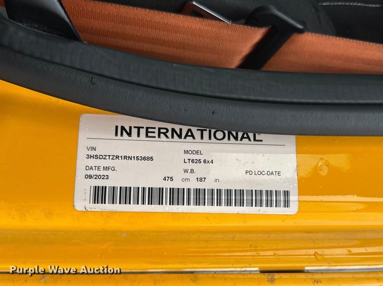 image for item FC4049 2024 International LT625 semi truck
