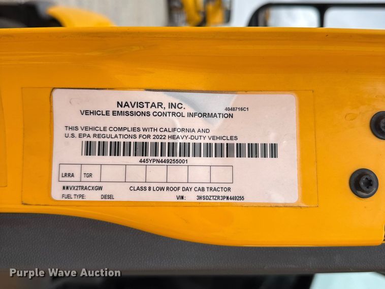 image for item FC4051 2023 International LT625 semi truck