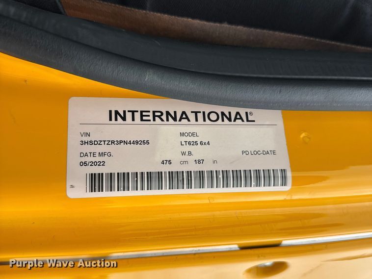 image for item FC4051 2023 International LT625 semi truck