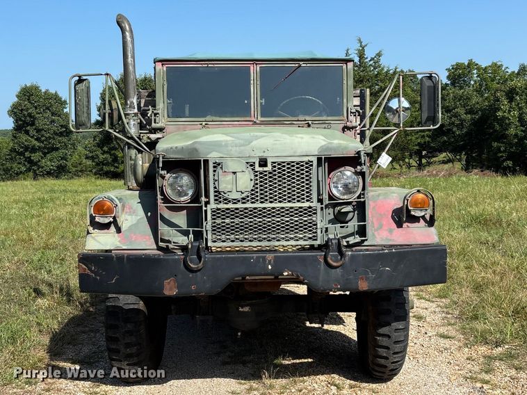 image for item FG0539 1972 AM General M44 flatbed truck