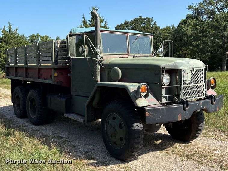 image for item FG0539 1972 AM General M44 flatbed truck